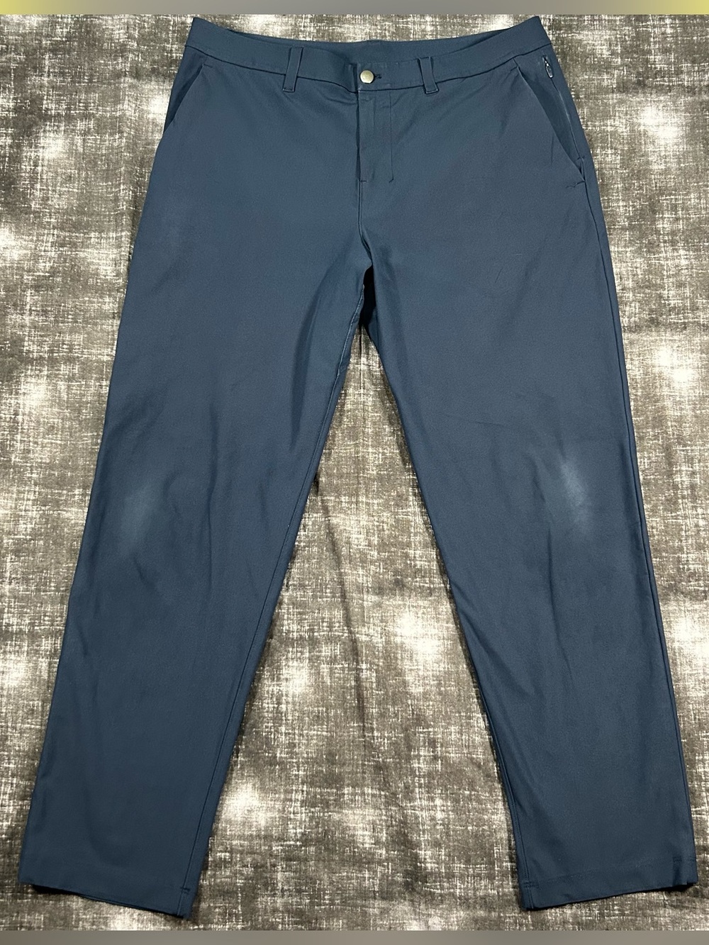 Lululemon Commission Pants Mens 36x29 Navy ABC 5 Pocket Warpstreme Performance